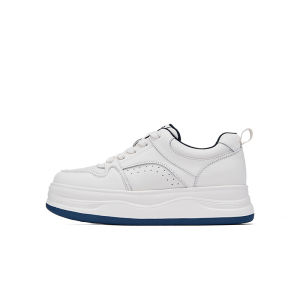 Hotwind | Thick-soled Lightweight Womens White Sneakers