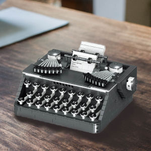 Typewriter Retro Series High Difficulty Assembly Educational Toys for Boys And Girls 2022 New Internet Famous Puzzle Blocks