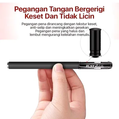 1 LUSIN BOLPOIN GEL 0.5MM PENA KANTOR DAN SEKOLAH