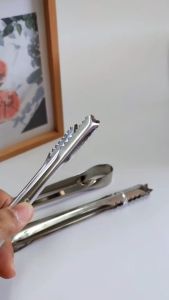 Gắp đá inox cao cấp gắp đá đàn hồi có tay cầm chống trượt