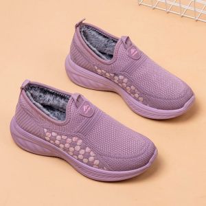 JIFANPAUL | Anti-Slip Soft Sole Winter Walking Shoes for Elderly Women