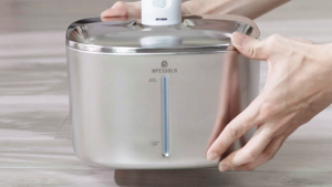 Stainless Pet Fountain water dispenser (Battery operated)