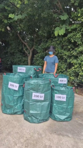 ถุงกระสอบ ถุงอเนกประสงค์ สำหรับใส่ขวด ใส่กระป๋อง ใส่ใบไม้ และอื่น ๆ  มีให้เลือก 5 ขนาด