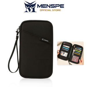 MENSPE Mens Long Wallet Oxford Cloth Multifunctional Large Capacity ID Purse Passport Holder Ticket Holders Business Storage Bag