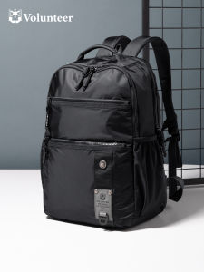 spaceman | Mens Large Capacity Oxford Cloth Backpack Multi-Pocket Travel Bag Casual Outdoor Leisure Backpack Student Bookbag For Youth