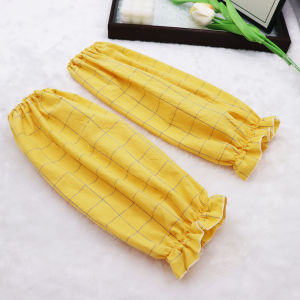 Tay Áo Cotton Nguyên Chất Mỏng Nhẹ Thoáng Khí Mùa Hè Chống Bụi Bẩn Bảo Vệ Tay Áo Dài Rộng Rãi Thoải Mái Dùng Cho Công Việc Nhà