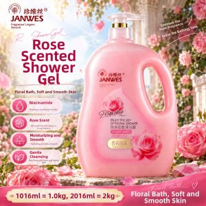 JANWES | Rose Scent Long-lasting Fragrance Amino Acid Moisturizing Shower Gel