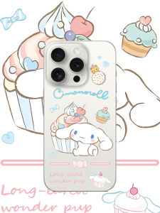 Transparent Silicone iPhone Case Cartoon Scented Dog Couple Cute Cartoon Design Anti-fall Protection for Apple 17Promax 16Promax