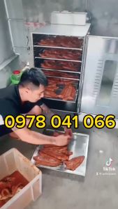 Tủ sấy hoa quả thực phẩm sấy hải sản tôm cua mực cá 20 tầng