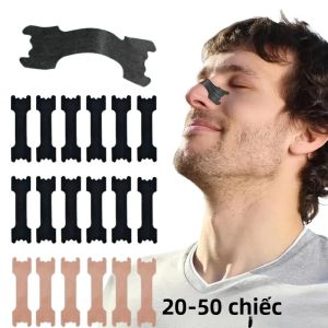 20-50 Con Chống Ngáy Mũi Dải Thêm Sức Mạnh Thoáng Khí Miếng Dán Mũi Giảm Ngáy Nhà Ngủ Viện Trợ Vải Không Dệt