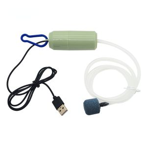 Máy Bơm Khí Mini Di Động USB Cho Bể Cá Máy Tạo Oxy Máy Sục Khí 5V Máy Nén Khí Nhựa Phụ Kiện Chăm Sóc Cá
