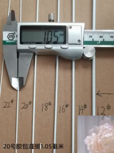 Lớn 60Cm Trắng Dây Sắt Có Keo Gói Giấy Nghệ Thuật Hình Thành Cho Mô Phỏng Vườn Hoa DIY Bộ Học Tập Bộ Chất Liệu