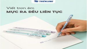 Bút Bi Thiên Long Pro027 Hộp 20 Chiếc Bút TL105 Thân Bút Pastel Thời Trang Mực Trơn Nét Thanh Mảnh