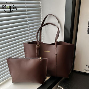Womens Bag Large Capacity Soft Leather Tote Bags Casual Versatile Single Shoulder Handbag Mommy Handbags 2025 Autumn and Winter