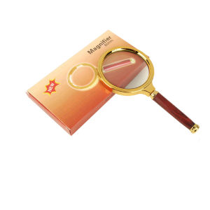 Moda Handheld Magnifier Mini Pocket Microscope Reading Magnifying Glass Lens Jewelry Loupe 10X Diameter 90mm/80mm