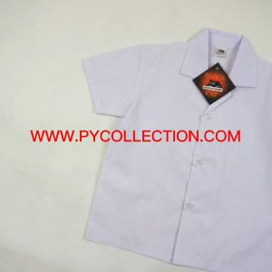 GIRL PRIMARY SCHOOL UNIFORM SHIRTS 小学女生白衣(无口袋) WITHOUT POCKET BC019 COTTON / BC019K LICIN