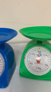 ตาชั่งแบบเข็ม กิโลชั่งอาหาร ตาชั่งสปริง กิโลแบบถาดชั่งในครัวเรือน 3 กิโล ตาชั่งเล็ก ตาชั่ง พร้อมส่ง