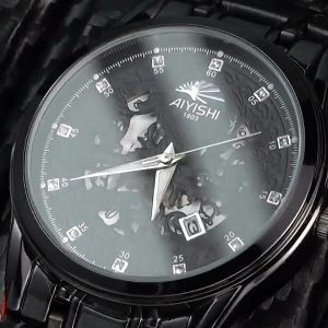 AIYISHI Jam Tangan Pria Gold Color Arloji Cowok Keren Trend 2024 (W1-007-1803)