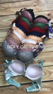 Áo lót nữ Boya ren hoa mút vừa áo boya ren áo ngực boya áo chip