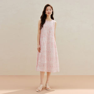INMAN | Vacation Style Ombre Print Sleeveless Sundress