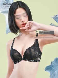 Áo Lót Không Gọng Cài Trước Peryillan Áo Lót Nữ Ngực Nhỏ Ôm Cụp Áo Lót Kiểu Áo Lót Viền Ren Gợi Cảm Chữ V Sâu