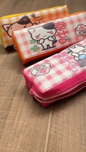 Tempat Pensil Kotak Pensil Shin Toeng Fancy Motif KUCING KITTEN CAT Lucu ST 908 Resleting Zipper