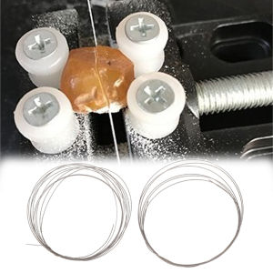 Unnicoco 1 cái dây cắt lưỡi cưa 1m 0.26/0.37mm kim cương cho bằng kính ngọc bích đá kim loại đá len tự làm cắt