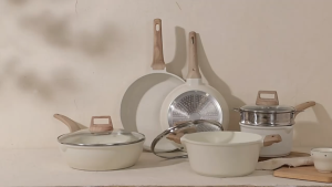 CAROTE Granite Non Stick Stock Pot Large Capacity Soup Pot with Lid 24cm 28cm Cookware Compatible With Induction