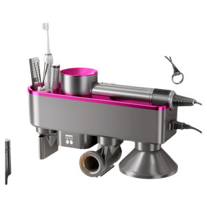 ตู้เสื้อผ้าแบบแขวน Dyson สำหรับเครื่องอบผม ตู้เสื้อผ้าแบบติดผนัง ไม่ต้องเจาะ แห้งมือ จัดระเบียบ ที่วางเครื่องมือสุขอนามัยส่วนบุคคล