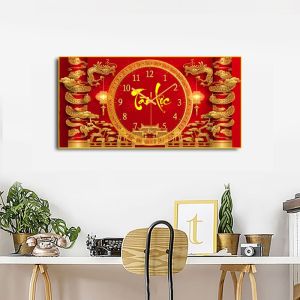 Tranh Đồng Hồ Treo Tường Tráng Gương Cao Cấp SGP2582201 ( Có sẵn kim đồng hồ + Tặng kèm đinh 3 chân )