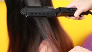 Professional hair straightener Four speed temperature control hair straightener Ceramic splint Steam hair straightener household hair tools