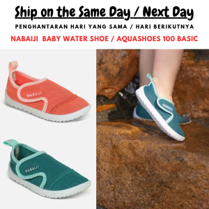 Nabaiji Baby Aqua Shoes Water Shoes Aquashoes 100 Basic Fit for Water Activities