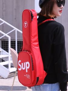 กระเป๋าเก็บกีตาร์ Ukulele กันน้ำหนา 21-23 24-26 30-34 นิ้ว กระเป๋าสะพายไหล่คู่ สวยงาม กล่องเก็บกีตาร์