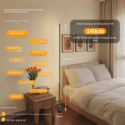 Đèn Sàn LED Trang Trí Phòng Khách Đứng Bên Cạnh Giường Đọc Sách Góc Phòng Tạo Khắp Cảm