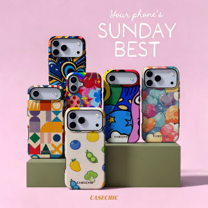 Potdemiel | Colorful Fruit Case for Samsung Galaxy S26 S25 S24 S23 Ultra Drop Resistant Glossy Dual-Layer Cover CaseChic