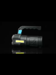 LED flashlight USB charging COB Side Lights Portable Handheld Torch for Emergencies Rechargeable Flashlight - Keimav