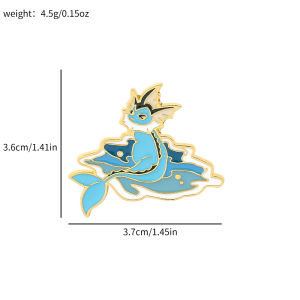 Bandai | Cute Multi Eevee Evolution Enamel Pins Decorative Pins for Denim Jacket Backpack Clothing Anime Collectible Gift for Boys Girls