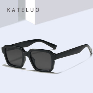 KATELUO แว่นตากันแดดย้อนยุคสำหรับผู้หญิงแฟชั่นทรงสี่เหลี่ยมเฉดสีกรอบขนาดเล็กป้องกัน UV400แว่นตากันแดด SZ3209