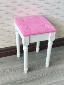 Luxurious Folding round Cloth Stool Modern Minimalist Dining Table Chair Makeup Bench Home Use Small round Chair Board Stool