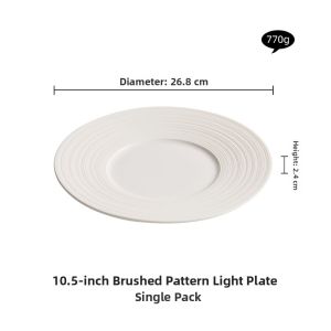 YOGEHOME | High-Quality Hotel Dinner Plate Steak Plate