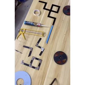 Black Titanium Decorative Moulding & Aluminum U-Type Strip - Ceiling Trim Decorative Ceiling Embedded Blank Holding Groove