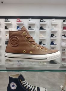 SHOES ALLSTAR HIGH BOOT BROWN KULIT SEPATU KULIT SEPATU BOOT KULIT