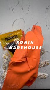 Sarung Tangan Karet Latex Janitor Cleaning Rubber Gloves SALVATEX