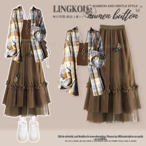 NUMEN BUTTON | Plus Size Vintage Style 3-piece Set