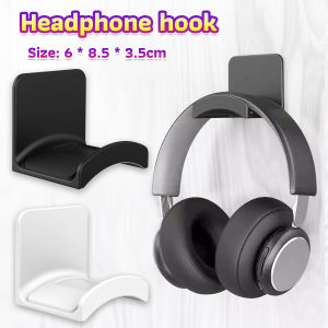 ELLE Headphone Holder Stand Desk Computer PC Monitor Sticky Earphone Display Rack Hook