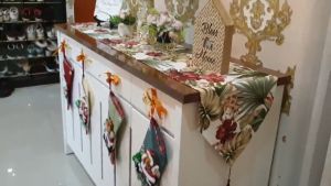 Taplak Meja Sofa Tamu Makan Persegi Panjang Motif Minimalis Makan Aesthetic | Penutup Meja Bahan Kain Kanvas Tebal Bunga Cantik Table Runner Terbaru Ukuran 35 x 120 35 x 150 40 x 150 33 x 210 35 x 240