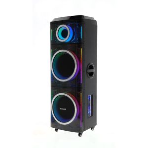 AIWA AW-X2121DSP PRO Bluetooth Speaker ลำโพงบลูทูธปาร์ตี้ 1600W แบตเตอรี่ในตัว พร้อม ไมโครโฟนไร้สาย 2 ตัว ลำโพงไอว่า AWX2121DSP