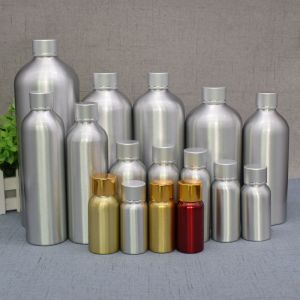 Free Shipping 30ml-1000ml Aluminum Bottle Essential Oil Hydrosol Perfume Splitter Cap Bottle Flower Water Any Skin Type