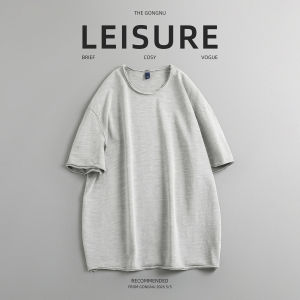 GONGNU | Retro Washed Design Loose Fit T-Shirts