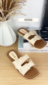 STOMPION Korean Sandals For Women Flat Fashion Casual Elegant Ladies Sandals Beach Slippers Outdoor